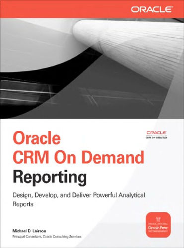 Oracle Crm On Demand Reporting Lairson M