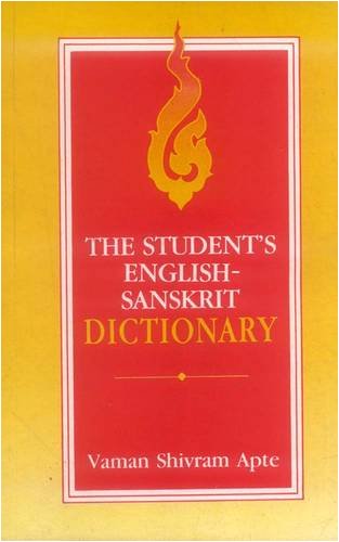 The Students Englishsanskrit Dictionary Vaman S Apte