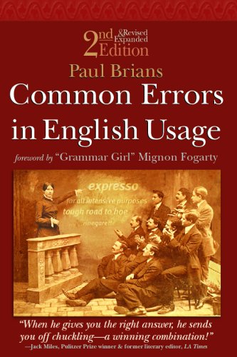 Common Errors In English Usage 1st Edition Draft Paul Brians