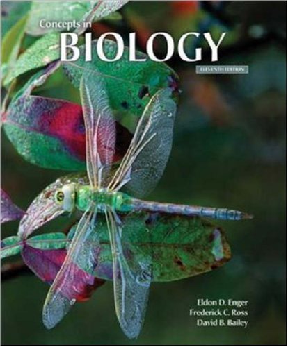 Concepts In Biology 11th Edition 11rev Ed Eldon D Enger