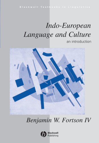 Indoeuropean Language And Culture An Introduction Benjamin W Fortson Iv