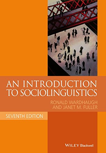 An Introduction To Sociolinguistics 7th Edition Ronald Wardhaugh