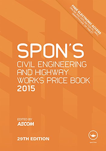 Spons Civil Engineering And Highway Works Price Book 2015 Aecom