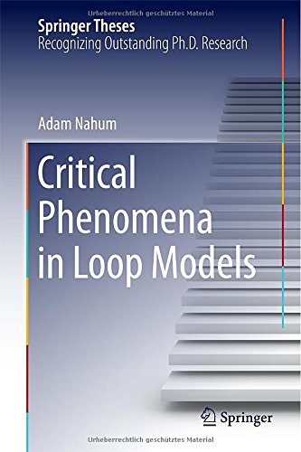 Critical Phenomena In Loop Models 2015th Edition Adam Nahum