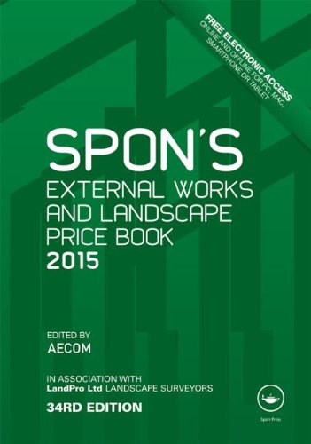 Spons External Works And Landscape Price Book 2015 1st Edition Aecom