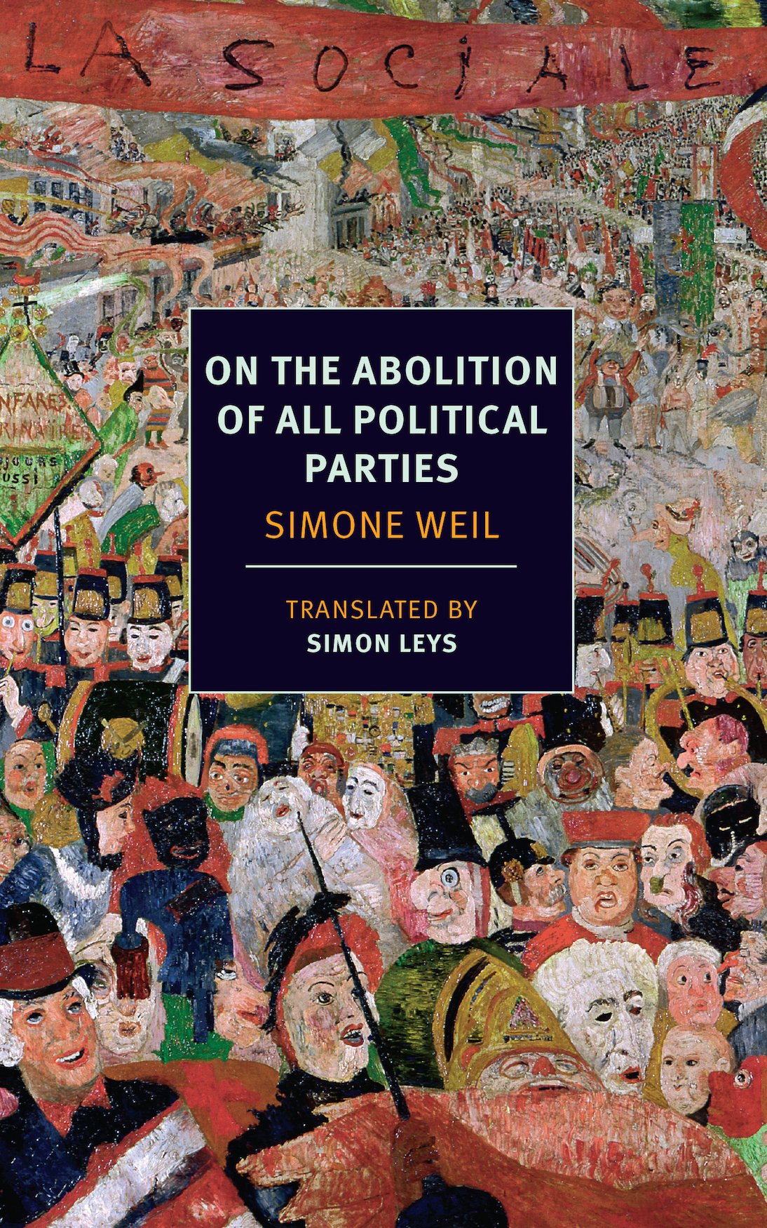 On The Abolition Of All Political Parties Simone Weil