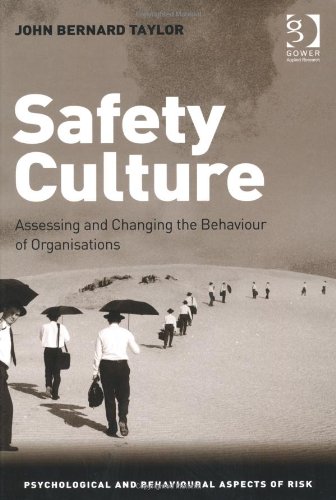 Safety Culture Assessing And Changing The Behaviour Of Organisations John Bernard Taylor