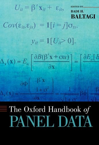 The Oxford Handbook Of Panel Data Badi H Baltagi
