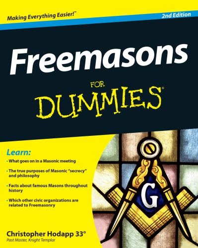 Freemasons For Dummies 2nd Christopher Hodapp