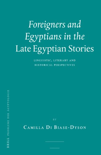 Foreigners And Egyptians In The Late Egyptian Stories Linguistic Literary And Historical Perspectives Camilla Di Biasedyson