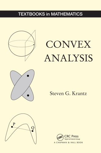 Convex Analysis Steven G Krantz