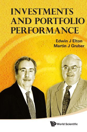 Investments And Portfolio Performance Edwin J Elton Martin Jay Gruber