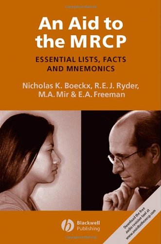 An Aid To The Mrcp Essential Lists Facts And Mnemonics 1st Edition Nicholas K Boeckx Et Al