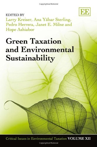 Green Taxation And Environmental Sustainability 1st Lawrence A Kreiser