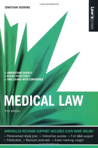 Medical Law 2nd Revised Edition Jonathan Herring
