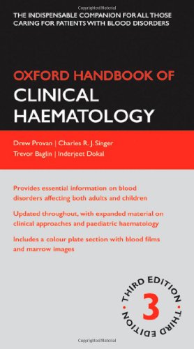 Oxford Handbook Of Clinical Haematology 3rd Edition Drew Provan Et Al