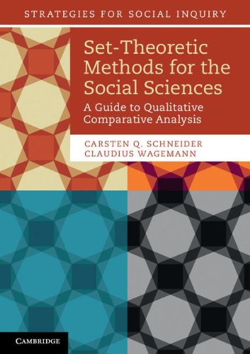Settheoretic Methods For The Social Sciences A Guide To Qualitative Comparative Analysis Carsten Q Schneider Claudius Wagemann