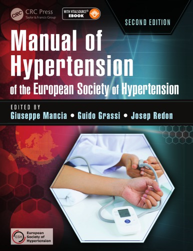 Manual Of Hypertension Of The European Society Of Hypertension Second Edition 2ed Giuseppe Mancia Guido Grassi Josep Redon