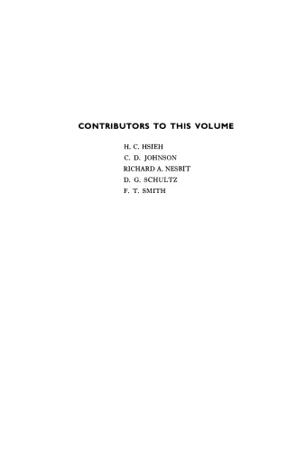 Advances In Control Systems 2 C T Leondes