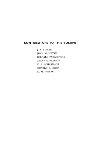 Advances In Control Systems 5 C T Leondes