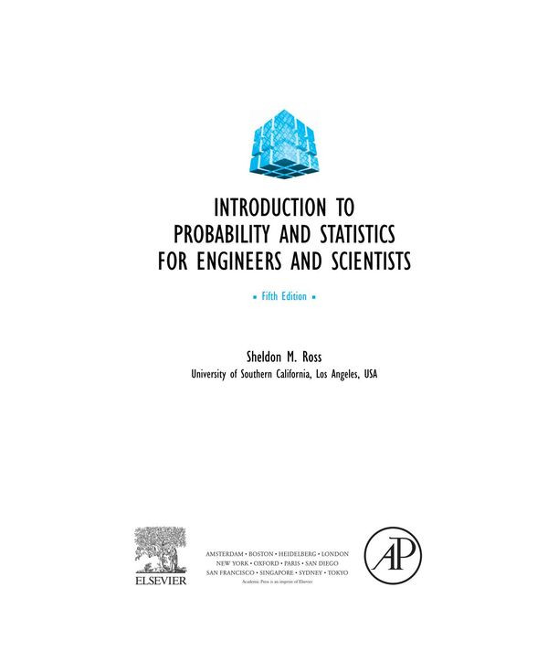 Introduction To Probability And Statistics For Engineers And Scientists 5e With Instructors Manual 5th Edition Sheldon M Ross