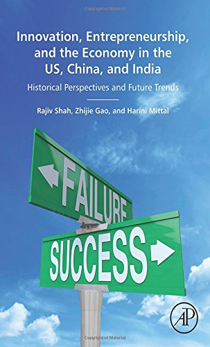 Innovation Entrepreneurship And The Economy In The Us China And India Historical Perspectives And Future Trends 1st Edition Rajiv Shah Zhijie Gao Harini Mittal