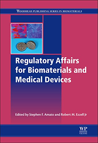 Regulatory Affairs For Biomaterials And Medical Devices 1st Stephen F Amato Ed