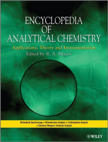Encyclopedia Of Analytical Chemistry 1st Edition Robert A Meyers