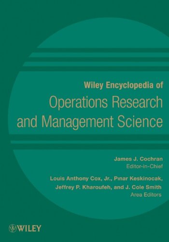 Wiley Encyclopedia Of Operations Research And Management Science 1st Edition James J Cochran Louis A Cox Et Al