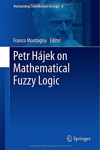 Petr Hjek On Mathematical Fuzzy Logic 2015th Edition Franco Montagna