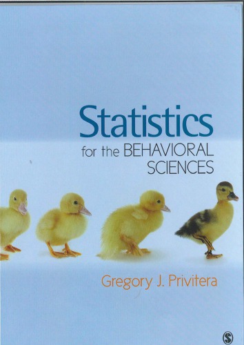 Statistics For The Behavioural Sciences Gregory Privitera