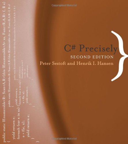 C Precisely Second Edition Peter Sestoft Henrik I Hansen