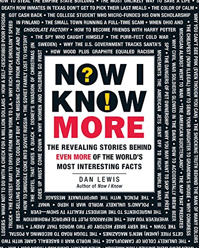 Now I Know More The Revealing Stories Behind Even More Of The Worlds Most Interesting Facts Dan Lewis