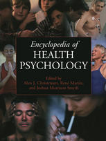 Encyclopedia Of Health Psychology Alan J Christensen Ren Martin