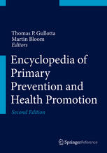 Encyclopedia Of Primary Prevention And Health Promotion 2nd Edition Thomas P Gullotta