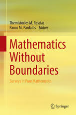 Mathematics Without Boundaries Surveys In Pure Mathematics 1st Edition Themistocles M Rassias