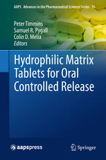Hydrophilic Matrix Tablets For Oral Controlled Release 1st Edition Peter Timmins