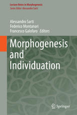 Morphogenesis And Individuation 1st Edition Alessandro Sarti