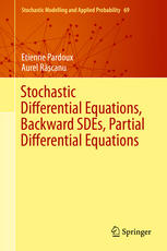 Stochastic Differential Equations Backward Sdes Partial Differential Equations 1st Edition Etienne Pardoux