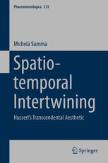 Spatiotemporal Intertwining Husserls Transcendental Aesthetic 1st Edition Michela Summa Auth