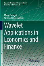 Wavelet Applications In Economics And Finance 1st Edition Marco Gallegati