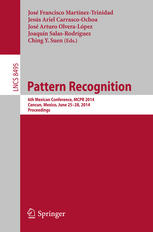 Pattern Recognition 6th Mexican Conference Mcpr 2014 Cancun Mexico June 2528 2014 Proceedings 1st Edition Jos Francisco Martneztrinidad