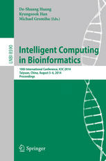 Intelligent Computing In Bioinformatics 10th International Conference Icic 2014 Taiyuan China August 36 2014 Proceedings 1st Edition Deshuang Huang