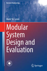 Modular System Design And Evaluation 1st Edition Mark Sh Levin Auth