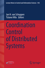 Coordination Control Of Distributed Systems 1st Edition Jan H Van Schuppen