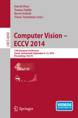Computer Vision Eccv 2014 13th European Conference Zurich Switzerland September 612 2014 Proceedings Part Iv 1st Edition David Fleet