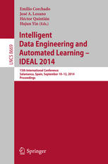 Intelligent Data Engineering And Automated Learning Ideal 2014 15th International Conference Salamanca Spain September 1012 2014 Proceedings 1st Edition Emilio Corchado