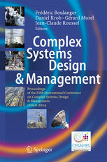 Complex Systems Design Management Proceedings Of The Fifth International Conference On Complex Systems Design Management Csdm 2014 1st Edition Frdric Boulanger