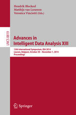 Advances In Intelligent Data Analysis Xiii 13th International Symposium Ida 2014 Leuven Belgium October 30 November 1 2014 Proceedings 1st Edition Hendrik Blockeel