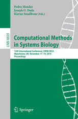 Computational Methods In Systems Biology 12th International Conference Cmsb 2014 Manchester Uk November 1719 2014 Proceedings 1st Edition Pedro Mendes